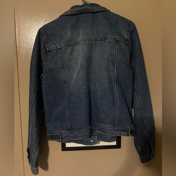 Highway jeans premium denim jacket - womens xl - distressed dark denim - Picture 6 of 6